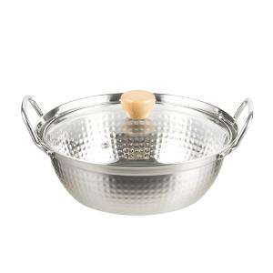 パール金属 卓上鍋 20cm IH対応 和らぎ ガラス蓋付き ステンレス製