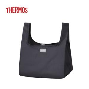 メール便 サーモス ポケットバッグ 10L チャコール REX-0101 CHL 【THERMOS エコバッグ 折りたたみ コンパクト収納 洗える 洗濯機 対応 使いやすい】