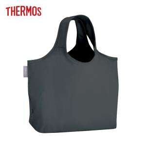 サーモス たたまず丸めるエコバッグ 10L ダークグレー RFL-010 DGY 【THERMOS エコバッグ 簡単 便利 コンパクト収納 洗える 洗濯機 対応 使いやすい】