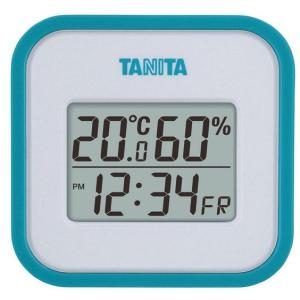 タニタ　デジタル温湿度計 ブルー TT-558BL