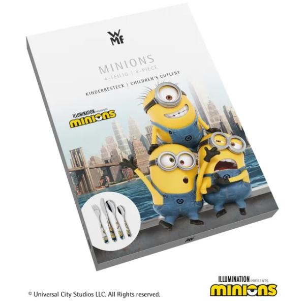 WMF ミニオン キッズカトラリー 4Pセット 【W1286076040 フォーク ナイフ スプーン...