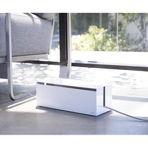 　山崎実業　2707　Web　ケーブルボックス ウェブ L　ホワイト