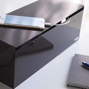 　山崎実業　2708　Web　ケーブルボックス ウェブ L　ブラウン