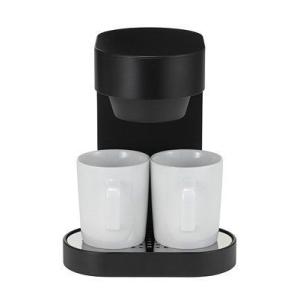 プラスマイナスゼロ　2カップコーヒーメーカー　ブラック　XKC-V110B｜k-direct2