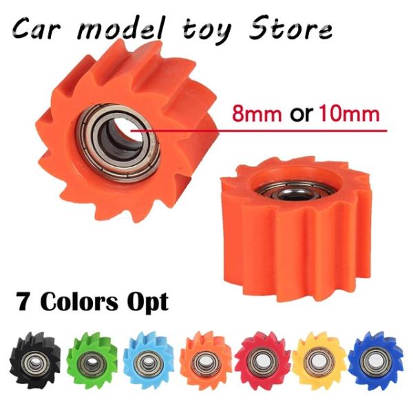 【並行輸入品】 汎用バイク 8MM 10MM チェーン ローラーテンショナー滑ホイール ガイド EX...