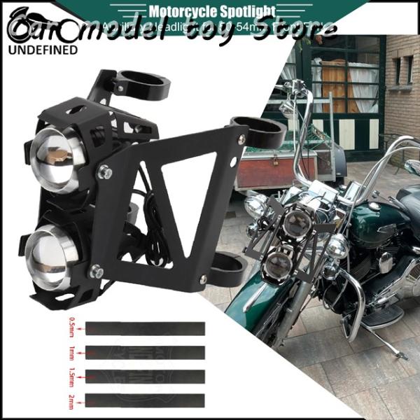 【並行輸入品】ハーレー  補助スポットライトフォグ U5 デュアル ライト バイク 50 MM 54...