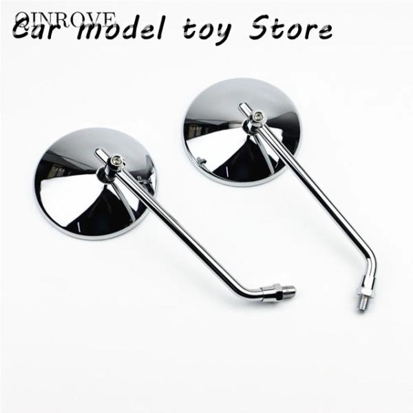 【並行輸入品】ホンダ  8 10MM CAFER レーサーバイクバック ミラー ABS 円形シャドウ...