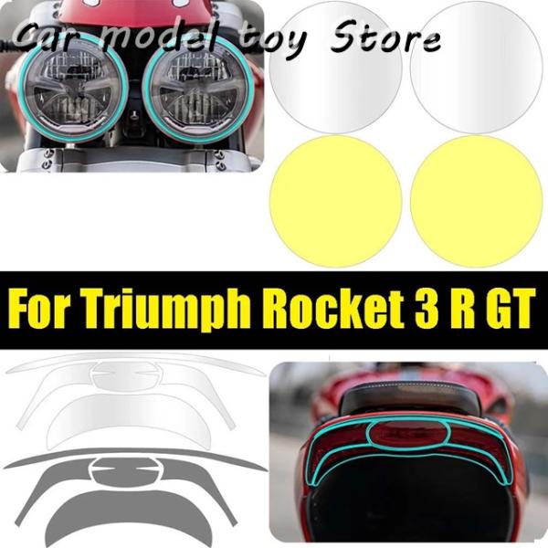 【並行輸入品】トライアンフ   ロケット 3 R 3 GT III バイククラスタ傷保護フィルムヘッ...