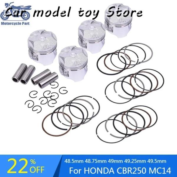 【並行輸入品】ホンダ  4SET STD 0.25 0.50 48.5MM ~ 49.5MM の C...