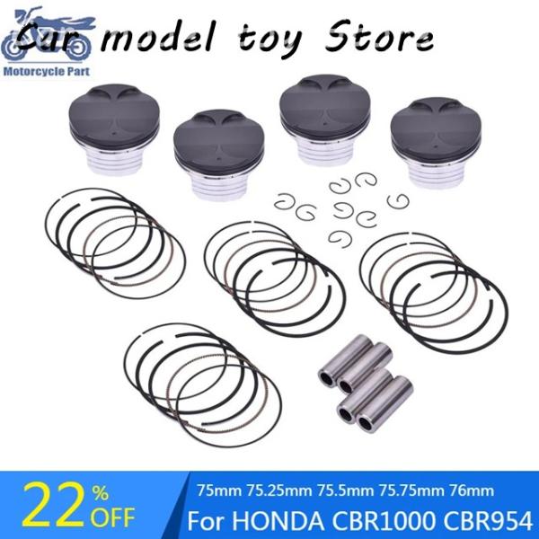 【並行輸入品】ホンダ  4SET STD +25 +50 +75 +100 75MM 75.25MM...