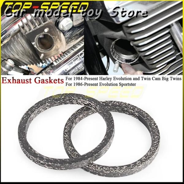 【並行輸入品】オートバイの排気ガスケット HARLEY SPORTSTER 883 DYNA EVO...