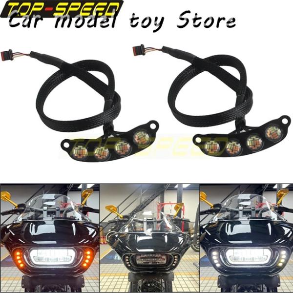 【並行輸入品】ハーレー オートバイのフロントフェアリングの ライトはのソフテイルのファットボブ 11...