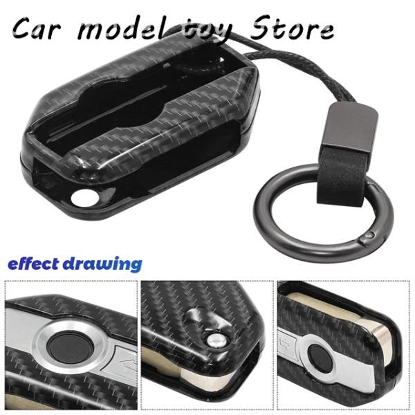 【並行輸入品】BMW カーボン柄キーケースキーチェーンキーカバー  R1250GS C400X C4...