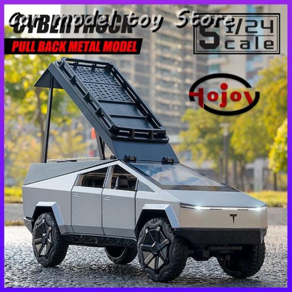 【並行輸入品】テスラ  スケール 1/24  サイバートラック ピックアップ ツーリング RV 金属...