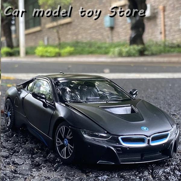 【並行輸入品】BMW  KAKBEIR 1:24  I8 BLACK CAR ALLOY CAR M...