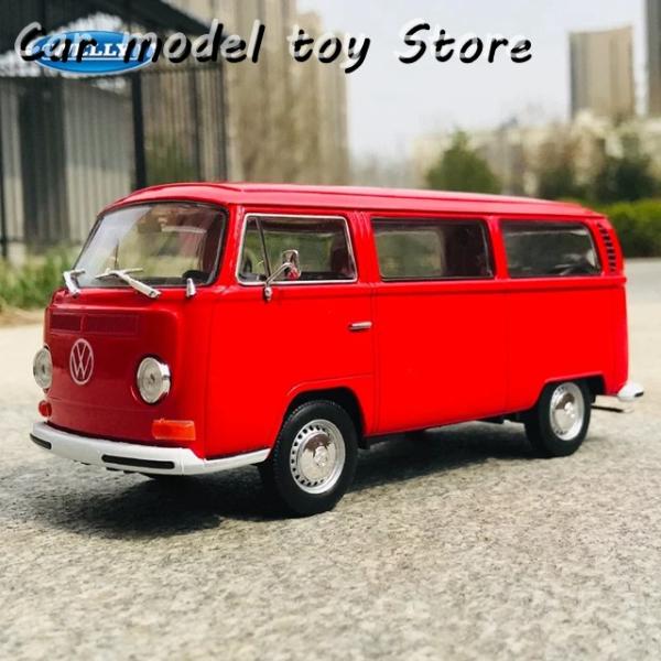 【並行輸入品】 WELLY 1:24 VOLKSWAGEN 1972 T2 T1 ALLOY BUS...