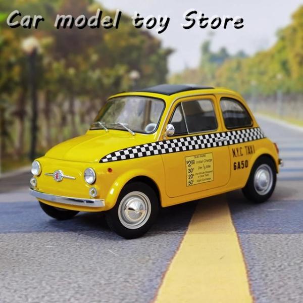 【並行輸入品】フィアット  WELLY 1:24  NUOVA  500 TAXI ALLOY CA...