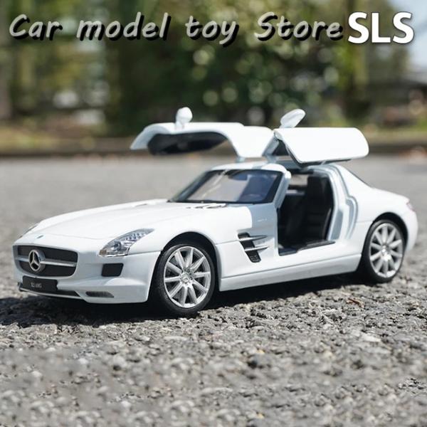 【並行輸入品】ベンツ  WELLY 1:24   SLS AMG 合金カーモデル ダイキャスト＆車 ...