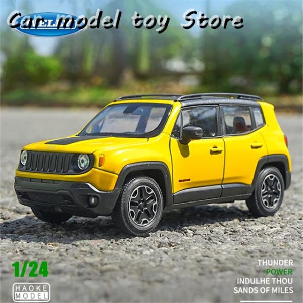 【並行輸入品】ジープ  WELLY 1:24  レネゲード トレイルホーク SUV 合金車モデル ダ...