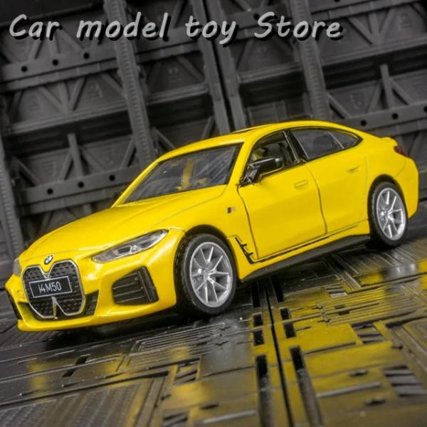 【並行輸入品】BMW  1:34  I4 M50 スーパーカー合金車ダイキャスト＆車モデル音光プルバ...