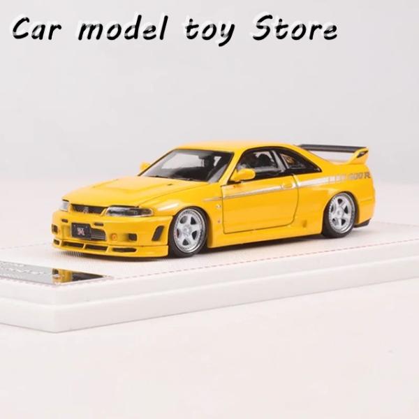【並行輸入品】 フォーカルホライゾン 1/64 ニスモ GT-R 400R R33 イエロー合金モデ...