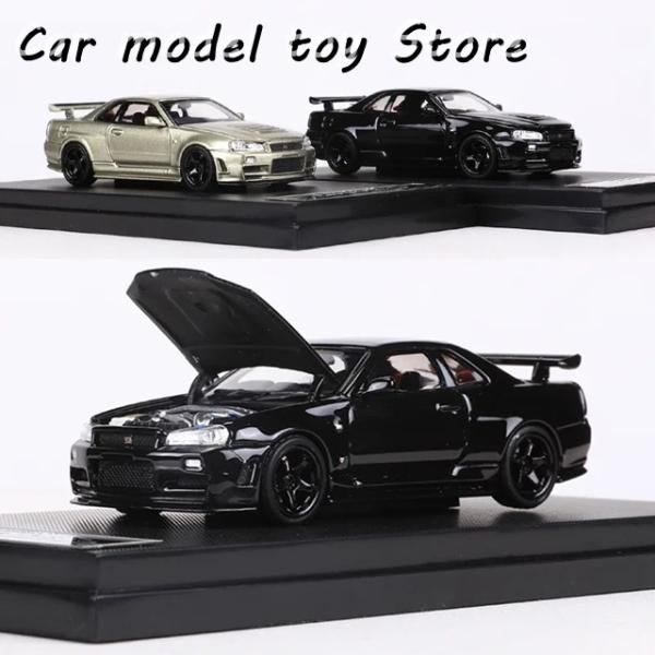 【並行輸入品】 MOTORHELIX 1:64 NISMO R34 Z-TUNE 合金モデルカー
