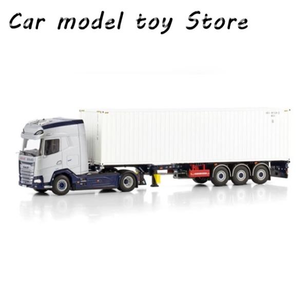 【並行輸入品】 1:50スケール DAF 4X2+40FT コンテナトレーラーモデル BERNARD...