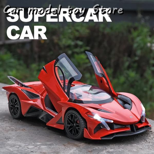 【並行輸入品】 1:24 アポロ プロジェクト EVO GUMPERTS アポロ 合金鋳造 車 サウ...
