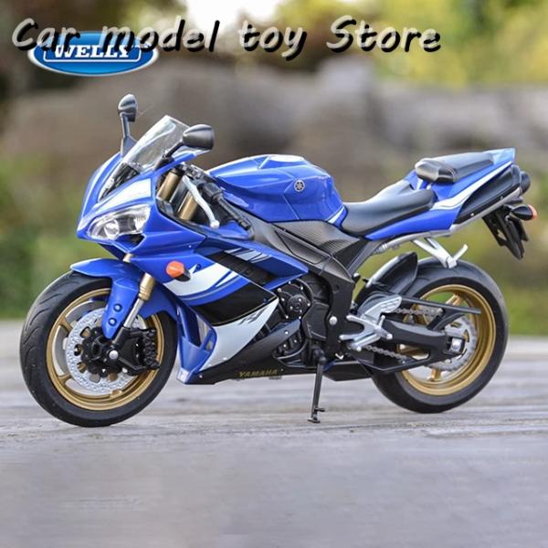 【並行輸入品】ヤマハ  WELLY 1/10  YZF-R1 KX250 ダイキャストバイクモデル車...
