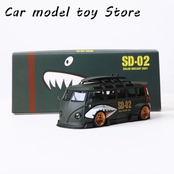 【並行輸入品】 フレイム 1:64 コンビ LBWK T1 BUS シャークマウス塗装 ダイキャスト...