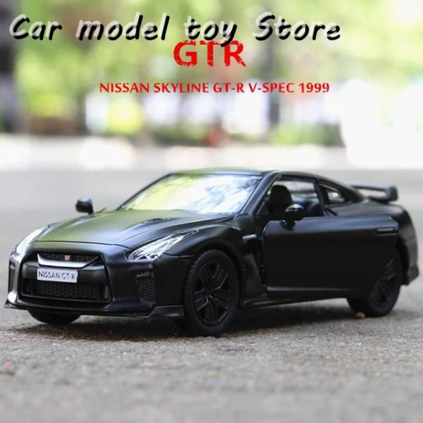 【並行輸入品】 1/3産 GTR 金属車モデル合金ダイ キャスト プル バック モデル車車