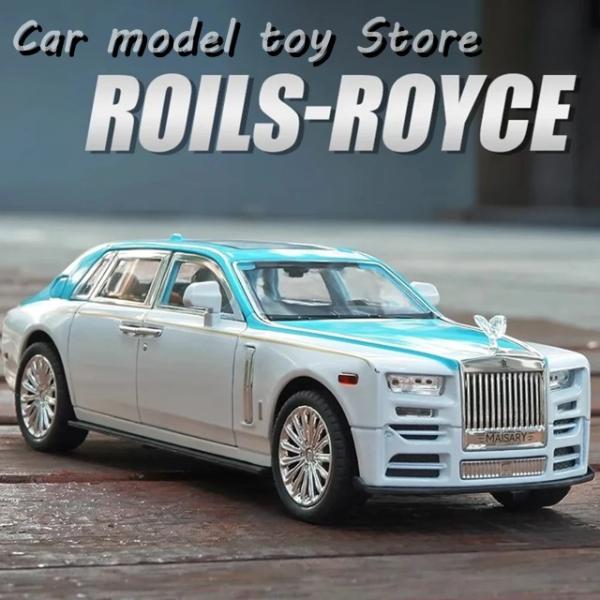 【並行輸入品】ロールスロイス  1:24スケールファントムモデルカー合金ダイキャストライトサウンドド...