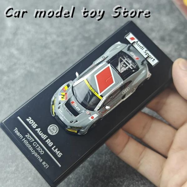 【並行輸入品】アウディ  ダイキャスト 1/64 サイズ  R8 2015 カーモデル LMS EV...