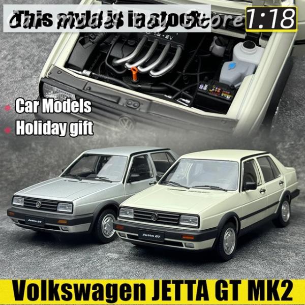 【並行輸入品】VW  フォルクスワーゲン ジェッタ GT MK2 ホワイトシルバー 1:18 メタル...