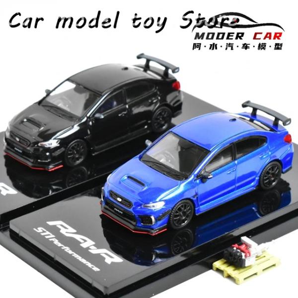 【並行輸入品】 ホビージャパン HJ 1:64 WRX STI RA-R ダイキャストモデルカー