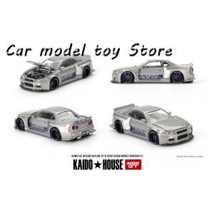 【並行輸入品】日産  MINIGT 1/64 スカイライン GT-R R34 海堂ワークス SHIN...