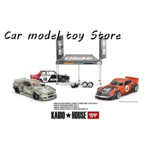 【並行輸入品】日産  海堂 + MINIGT 1/64 スカイライン GT-R R34 カイドワーク...