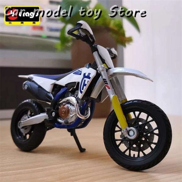 【並行輸入品】 MAISTO 1:18 ハスクバーナ FS450 スーパーモト合金製レース用バイク ...