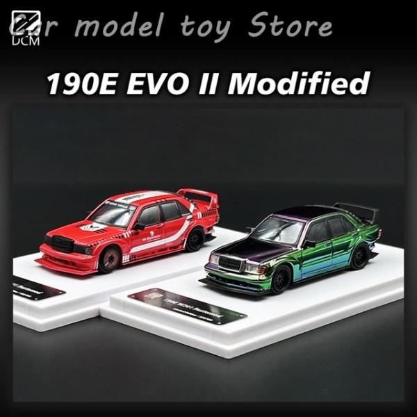 【並行輸入品】 DCM 1:64 190E W201 EVO II MODIFIED RED ELE...