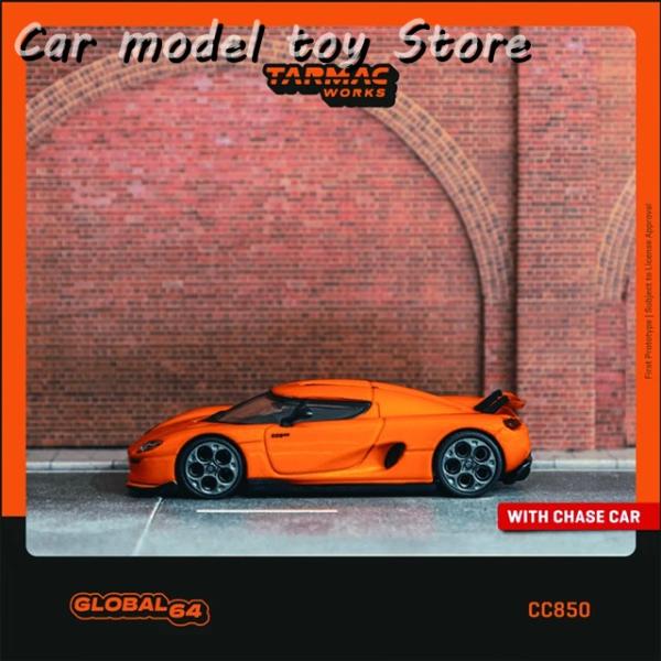 【並行輸入品】 TW 1:64 KOENIGSEGG CC850 ORANGE DIECAST DI...