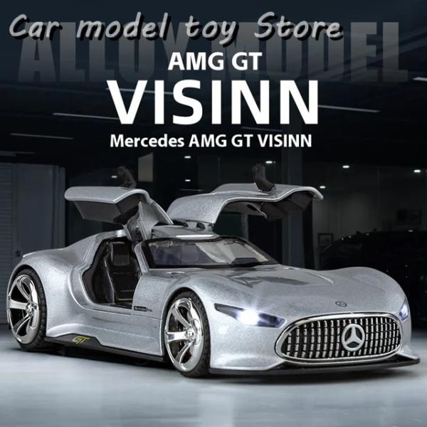 【並行輸入品】ベンツ  1:32 AMGビジョンGTスーパーカー合金金属ダイキャストカーモデルサウン...