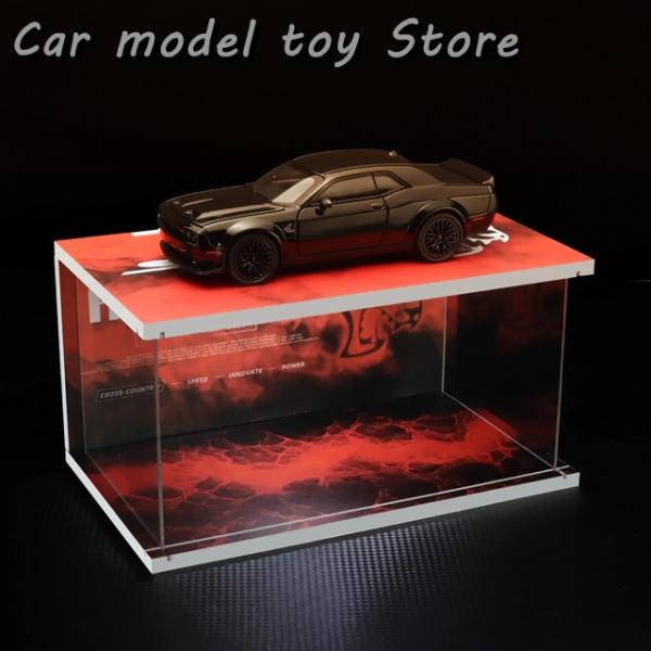 【並行輸入品】 1:32 1:24 PVC材料ライト駐車場組立ダイキャスト合金モデルカーガレージDI...