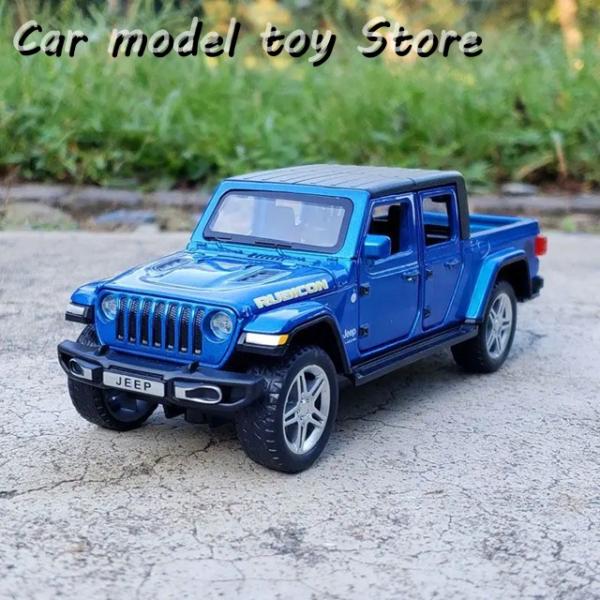 【並行輸入品】ジープ  1:32ラングラーグラディエーター合金ピックアップカーモデルダイキャスト金属...