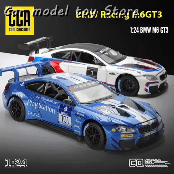 【並行輸入品】BMW  CCA 1:24  M6 GT3モデルカー合金ダイキャストホイールプルバック...