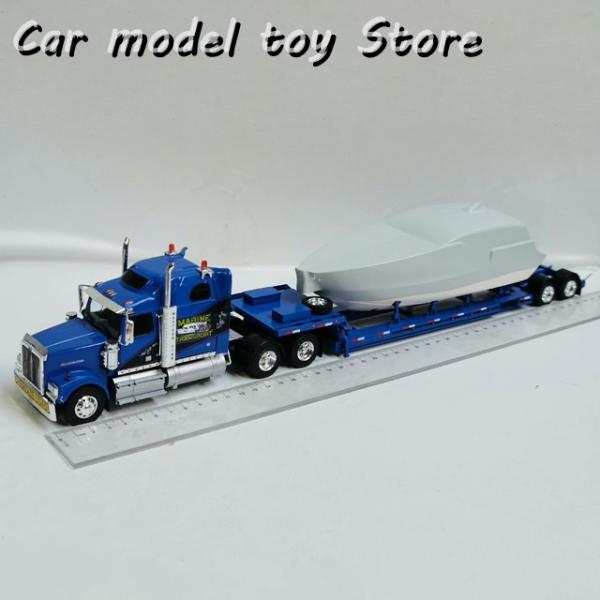 【並行輸入品】IXO 1:43スター4900トラックトレーラーキャリアプラスチックトレーラーヨットシ...