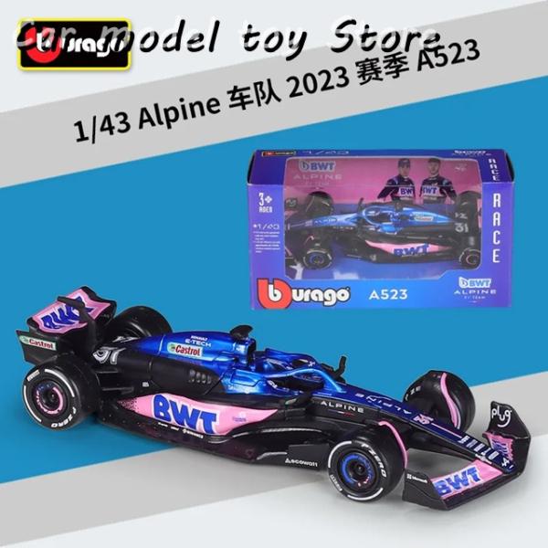 【並行輸入品】BBURAGO1:43 F1 ALPINE RACING TEAM 2023 ALPI...