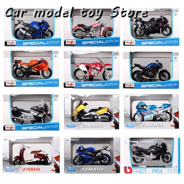 【並行輸入品】ヤマハマイスト 1/18スケール  YZF R7 R6 R1 FJR 1300 YZ4...