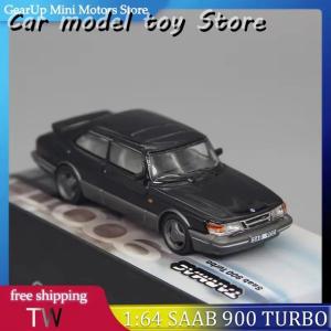 並行輸入品 TW 1:64 SAAB 900 TURBO 4WD ALLOYダイキャストモデルブラック -