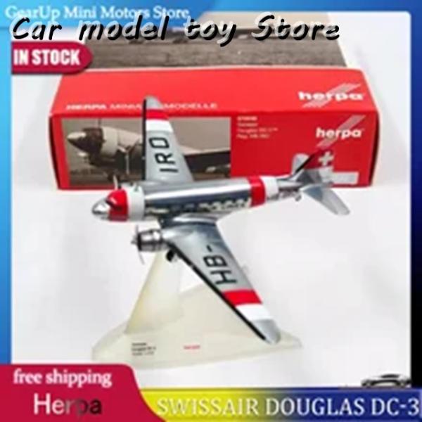 並行輸入品 HERPA 1:200 SWISSAIR DOUGLAS DC-3M ALLOY TRA...