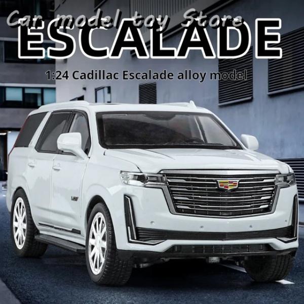 【並行輸入品】1:24大型キャデラックエスカレードモデルシミュレーションSUV